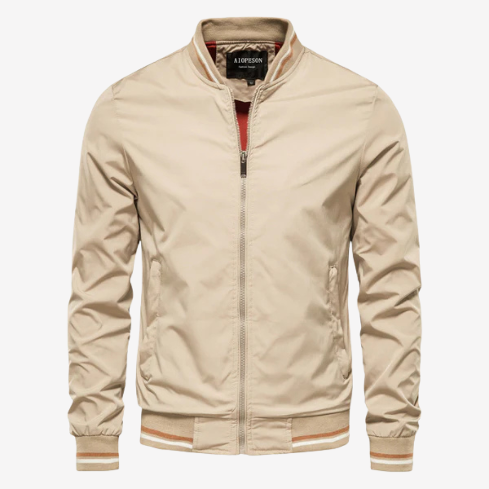 Casual Zip-up Bomber Jacket for Men