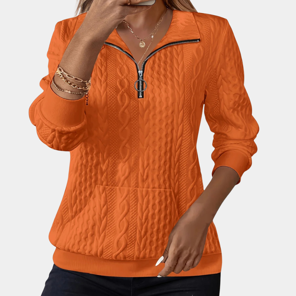 Half Zip Sweater for Women