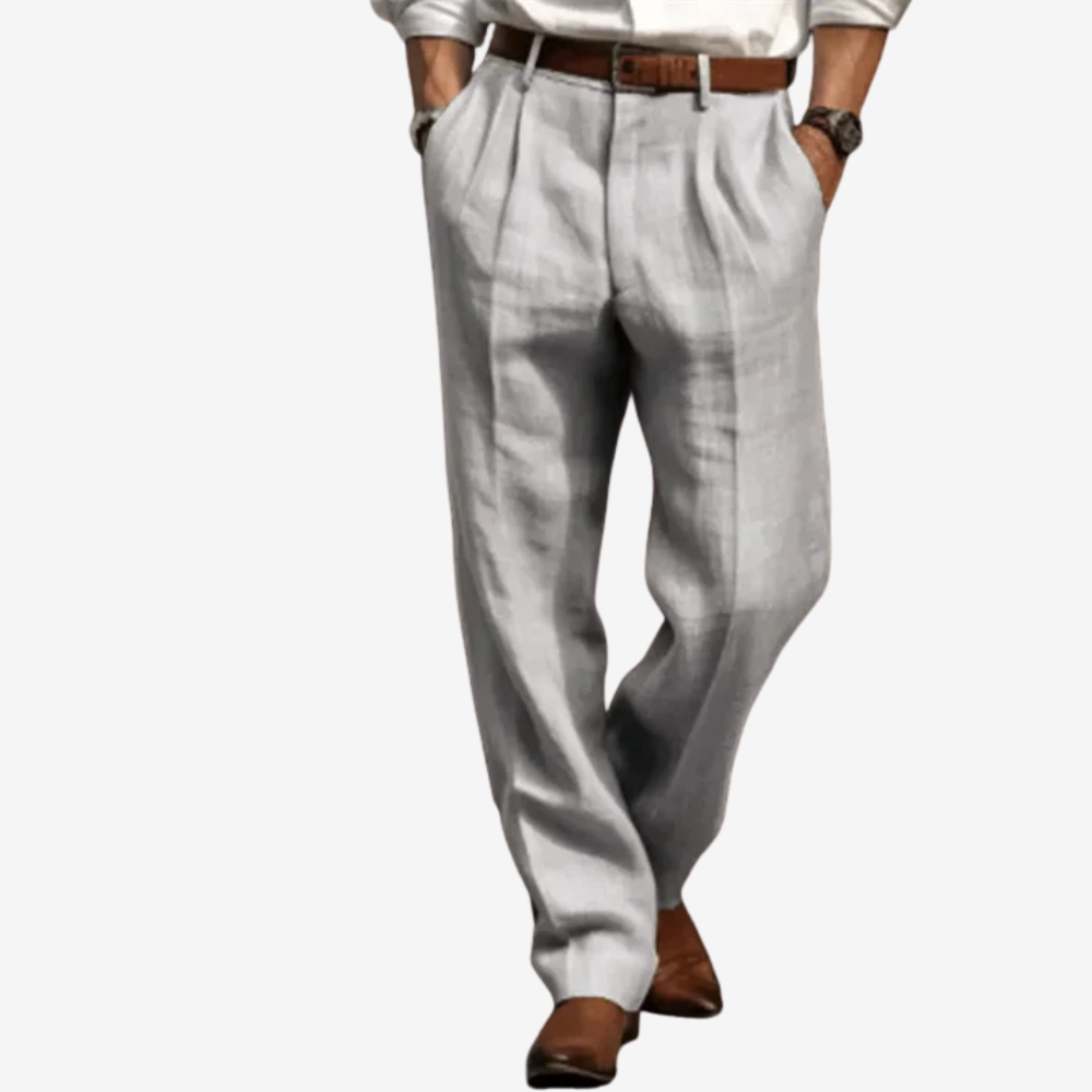 Lightweight Linen Dress Pants for Men