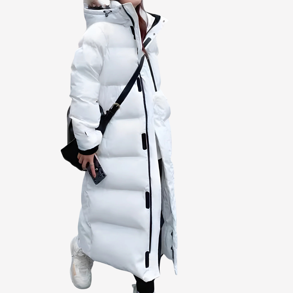 Warm Long Puffer Coat for Women