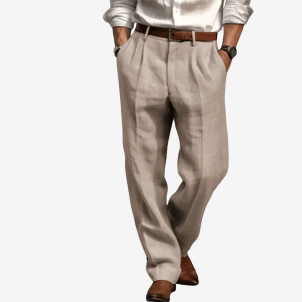 Lightweight Linen Dress Pants for Men