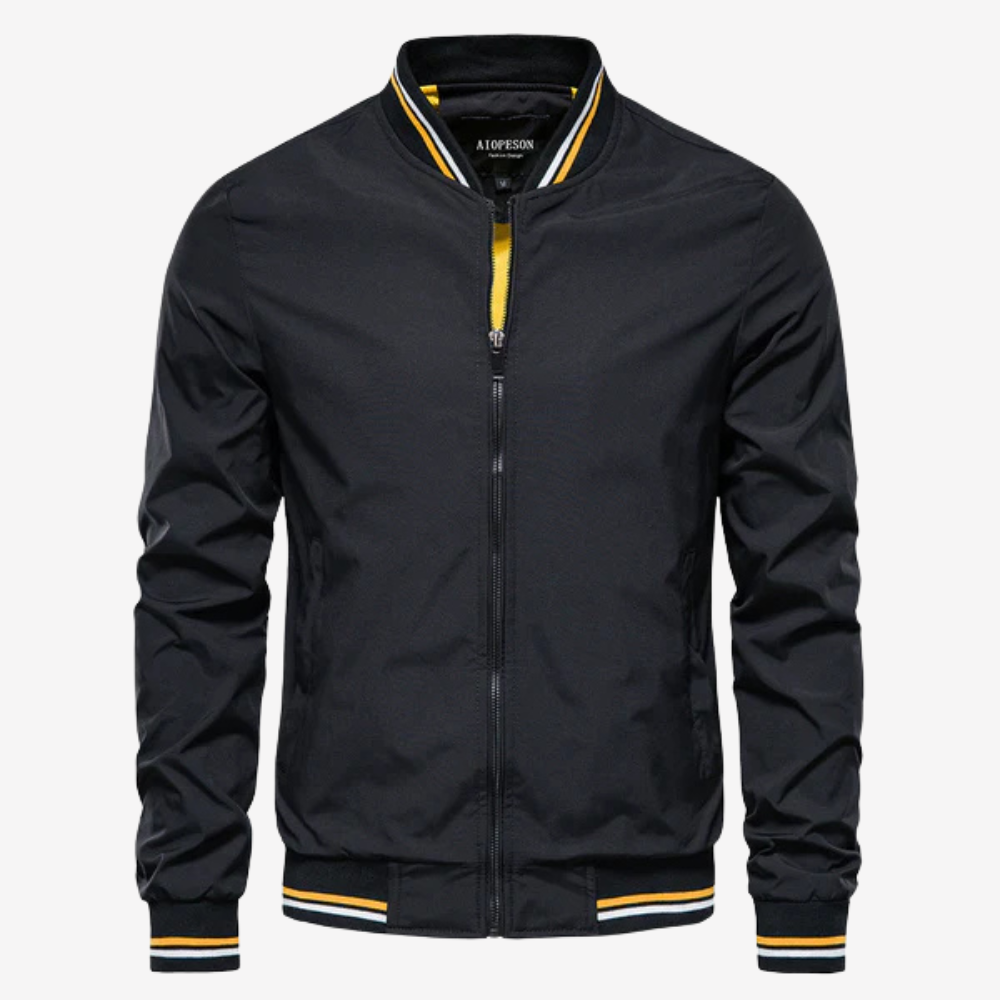 Casual Zip-up Bomber Jacket for Men