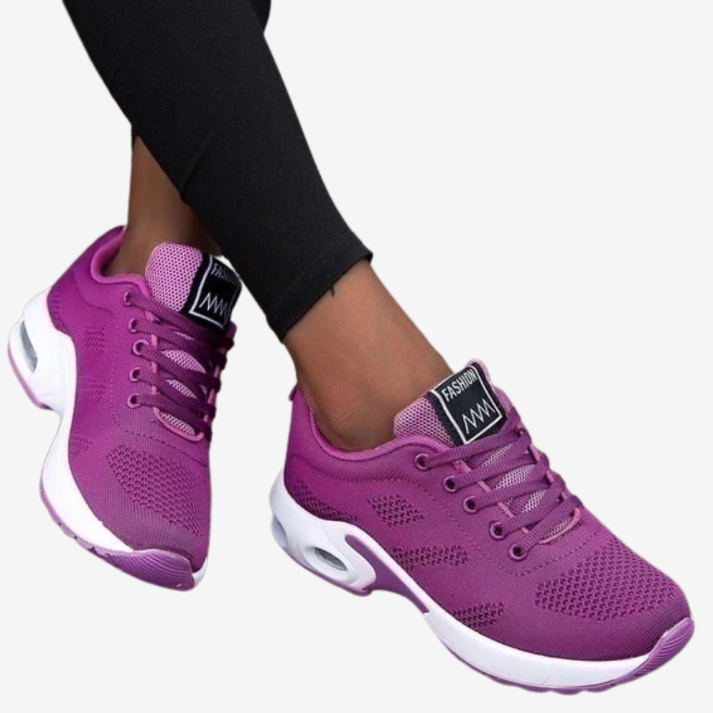 Breathable Knit Running Sneakers for Women