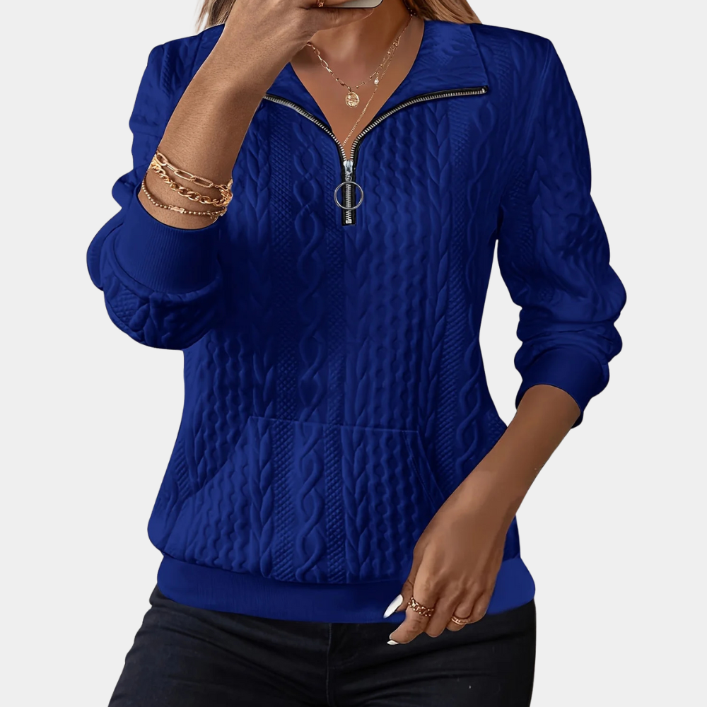 Half Zip Sweater for Women