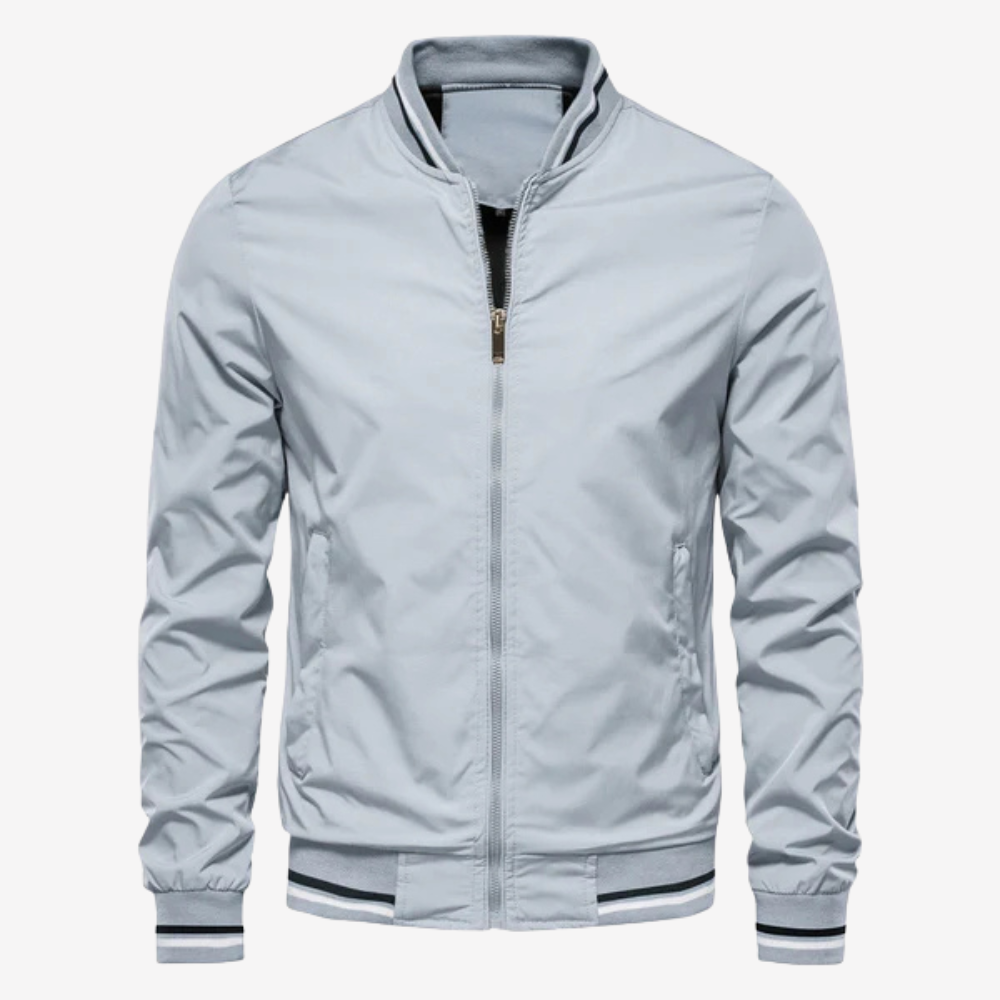 Casual Zip-up Bomber Jacket for Men
