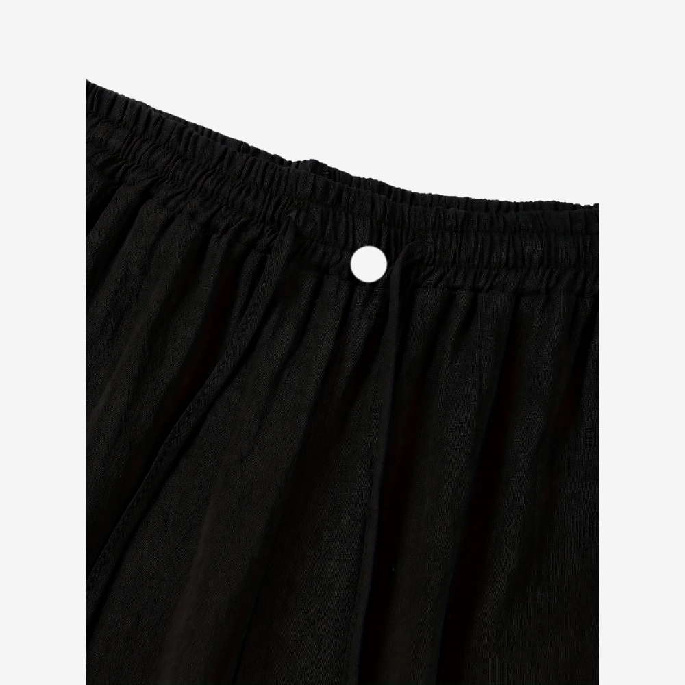 Casual Wide-Leg Elastic Waist Pants for Men