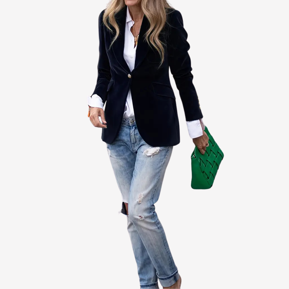 Velvet Blazer Jacket for Women