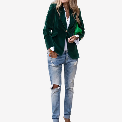 Velvet Blazer Jacket for Women