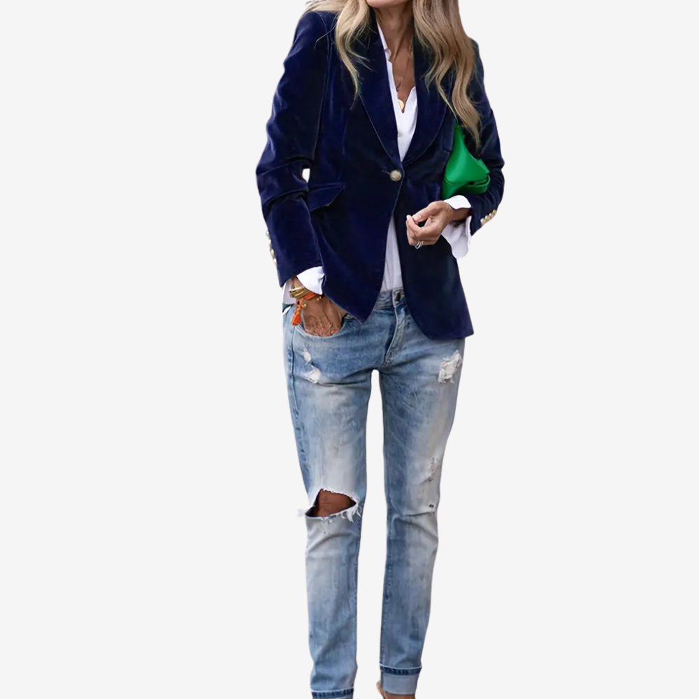 Velvet Blazer Jacket for Women