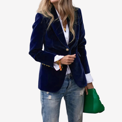 Velvet Blazer Jacket for Women