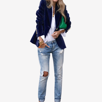 Velvet Blazer Jacket for Women