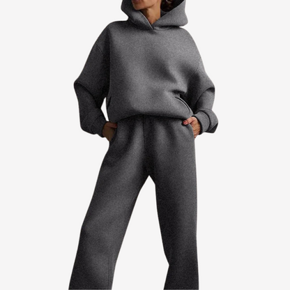Cozy Oversized Hoodie and Sweatpants Set for Women