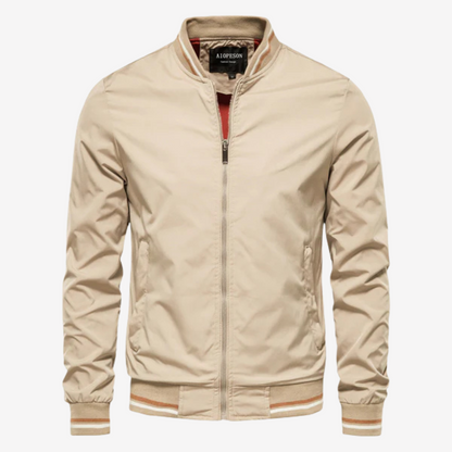Casual Zip-up Bomber Jacket for Men
