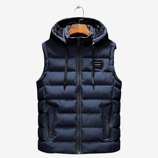 Puffer Hooded Vest for Men