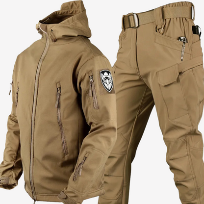 Waterproof Tactical Jacket and Cargo Pants Set for Men