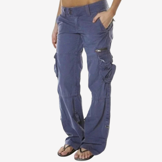 Relaxed Fit Cargo Pants for Women