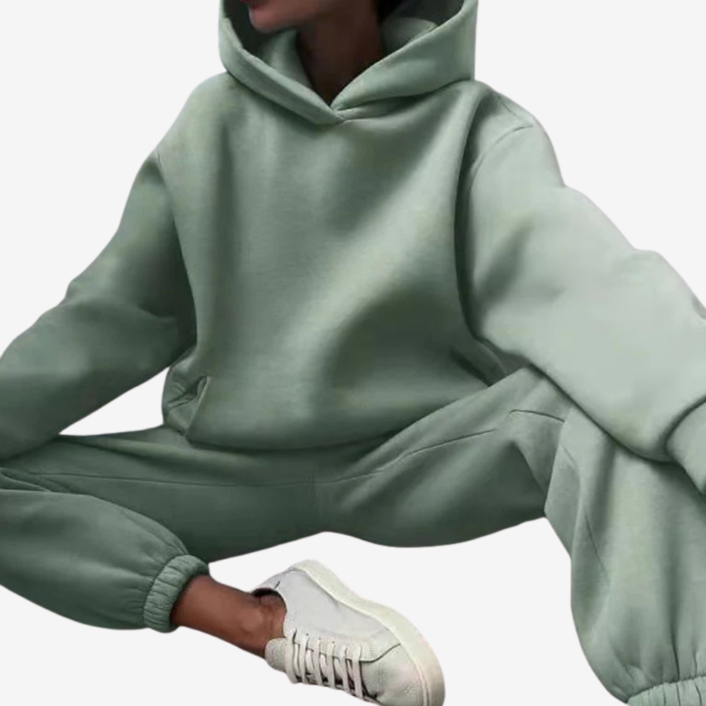 Cozy Oversized Hoodie and Sweatpants Set for Women