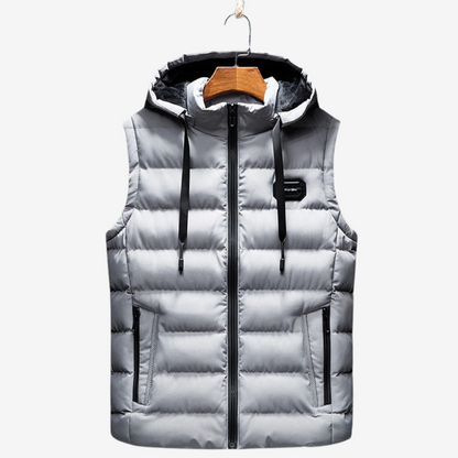 Puffer Hooded Vest for Men