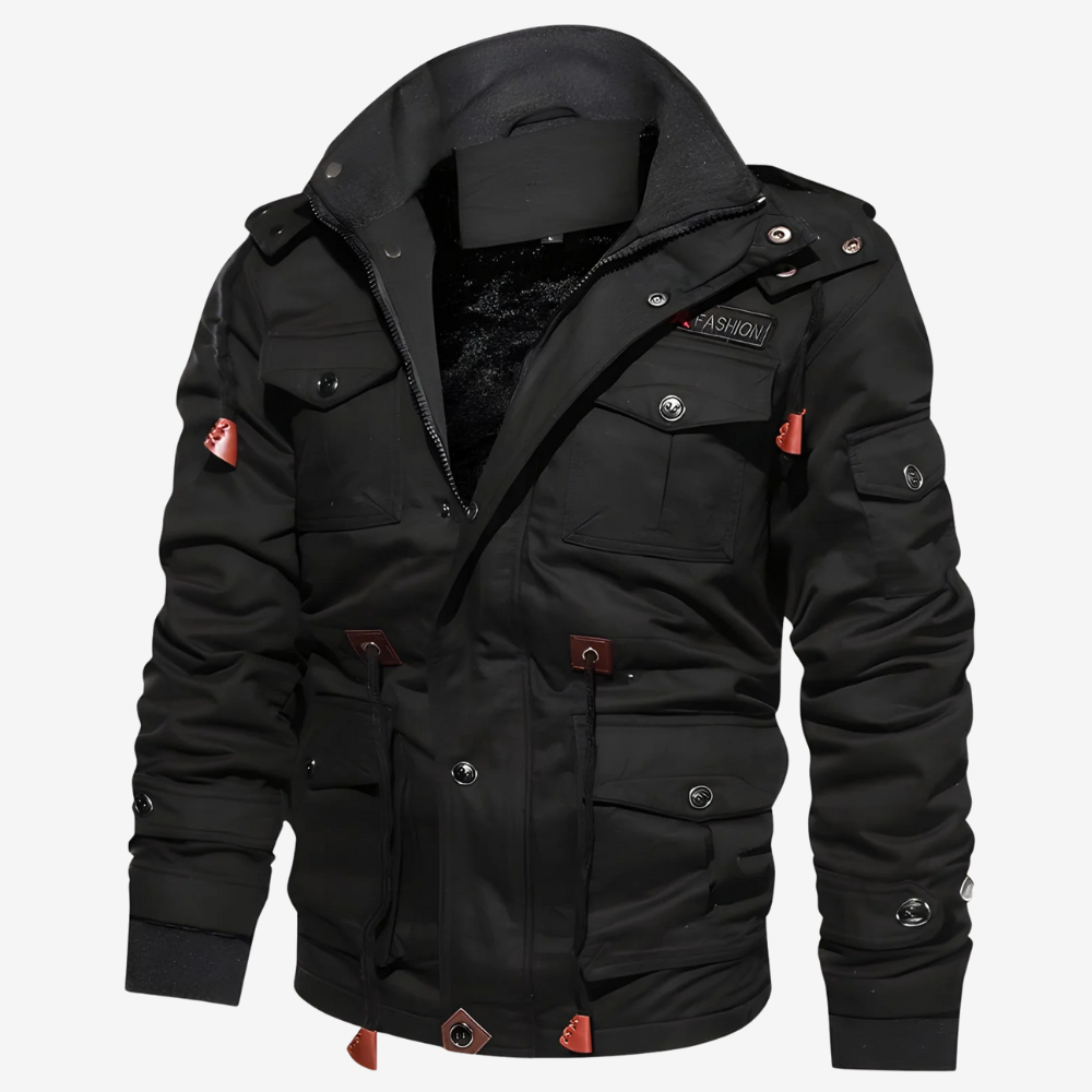 Warm Fleece Lined Parka Jacket for Men
