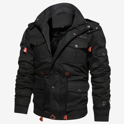 Warm Fleece Lined Parka Jacket for Men