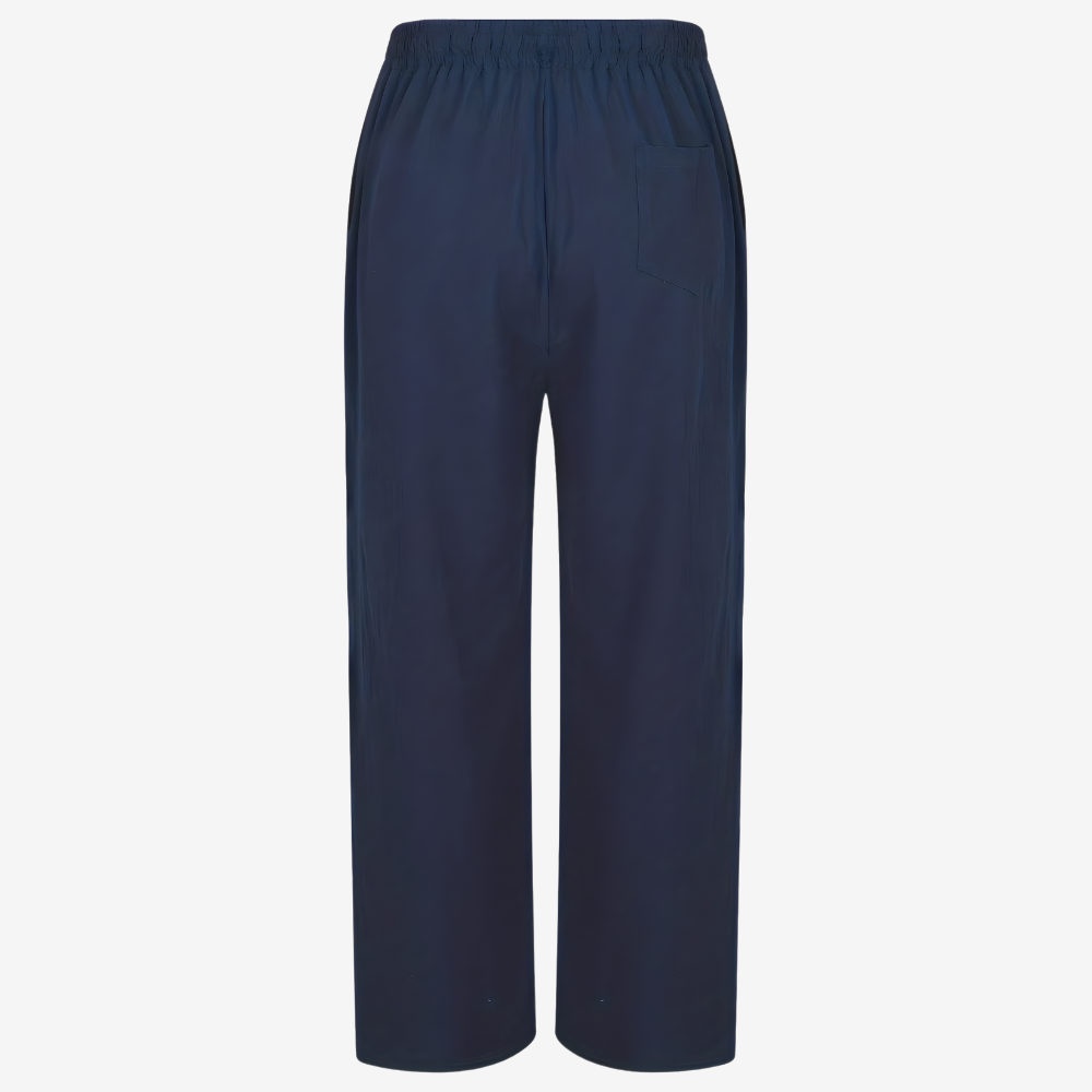 Casual Wide-Leg Elastic Waist Pants for Men