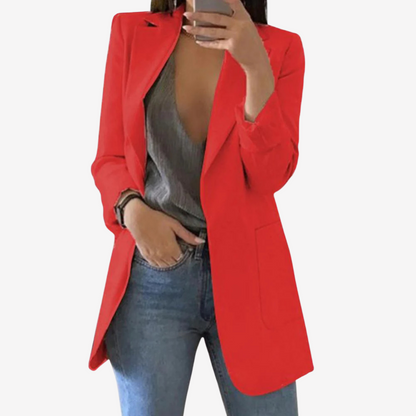 Chic Longline Blazer Jacket for Women