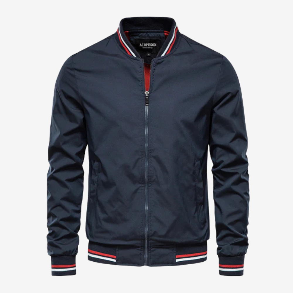 Casual Zip-up Bomber Jacket for Men