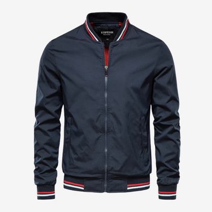 Casual Zip-up Bomber Jacket for Men