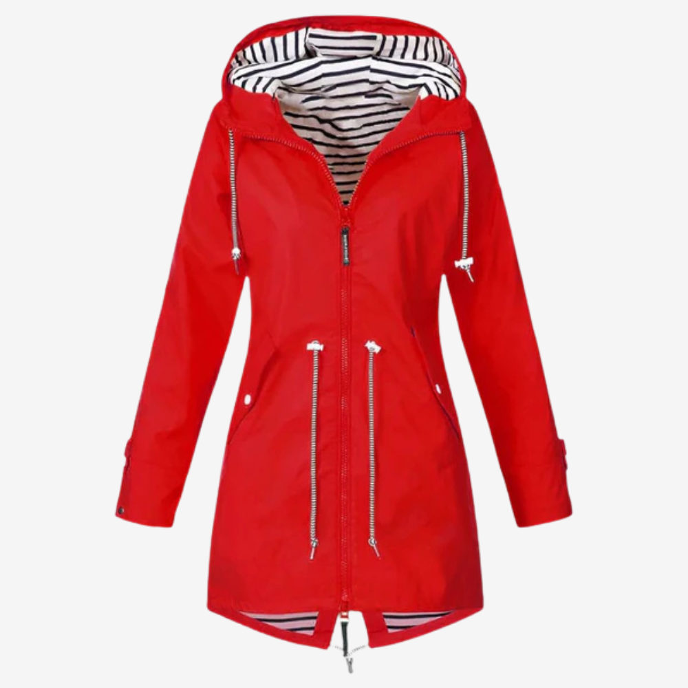 Waterproof Hooded Raincoat for Women