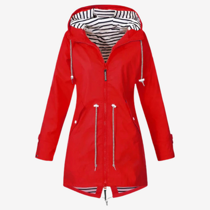Waterproof Hooded Raincoat for Women