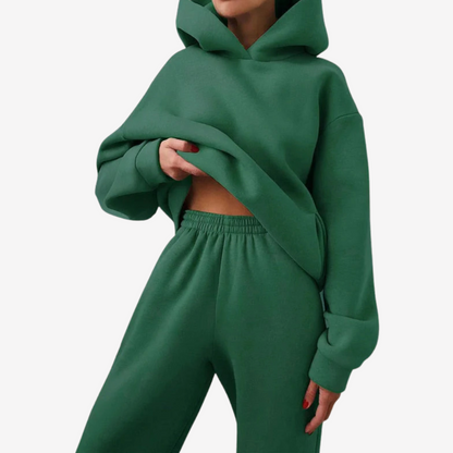 Cozy Oversized Hoodie and Sweatpants Set for Women