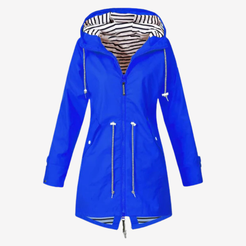 Waterproof Hooded Raincoat for Women