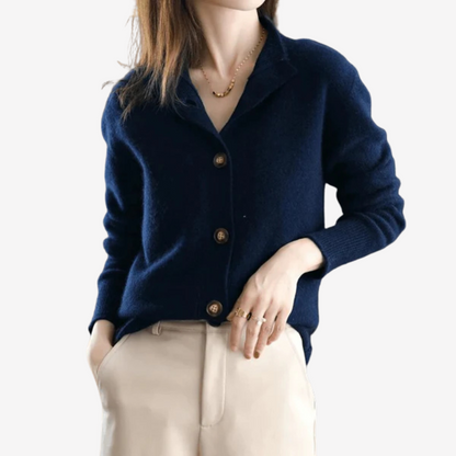 Soft Knit Button-up Cardigan Sweater for Women