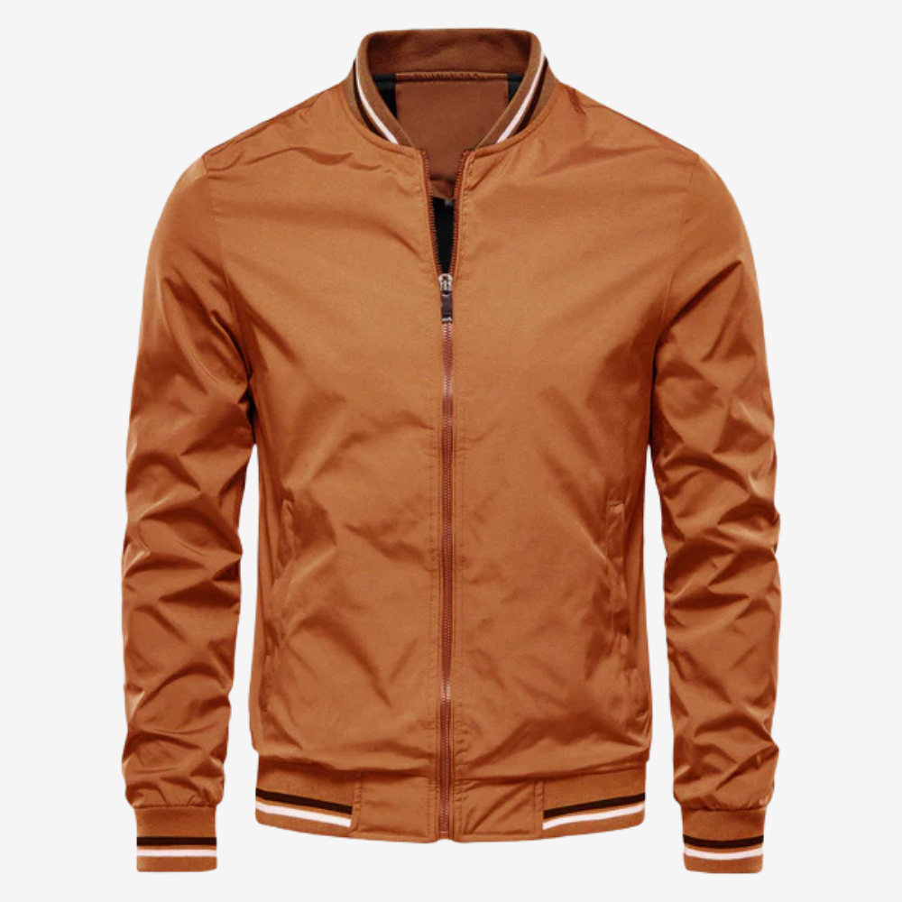 Casual Zip-up Bomber Jacket for Men