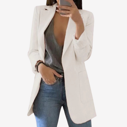 Chic Longline Blazer Jacket for Women
