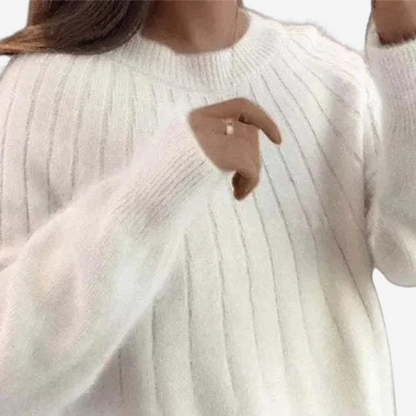 Soft Knit Crewneck Sweater for Women