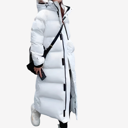 Warm Long Puffer Coat for Women