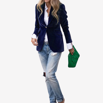 Velvet Blazer Jacket for Women