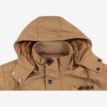 Warm Fleece Lined Parka Jacket for Men