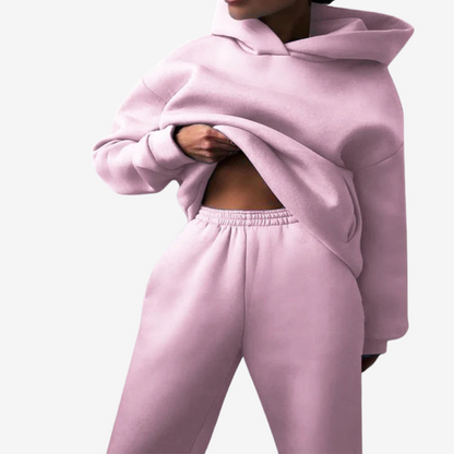 Cozy Oversized Hoodie and Sweatpants Set for Women