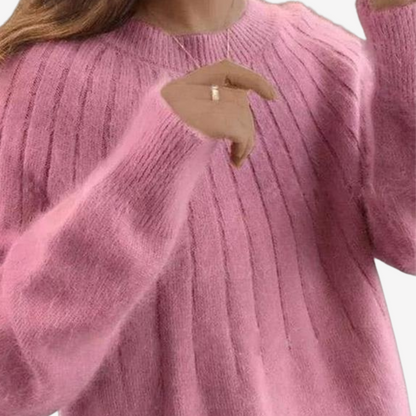Soft Knit Crewneck Sweater for Women