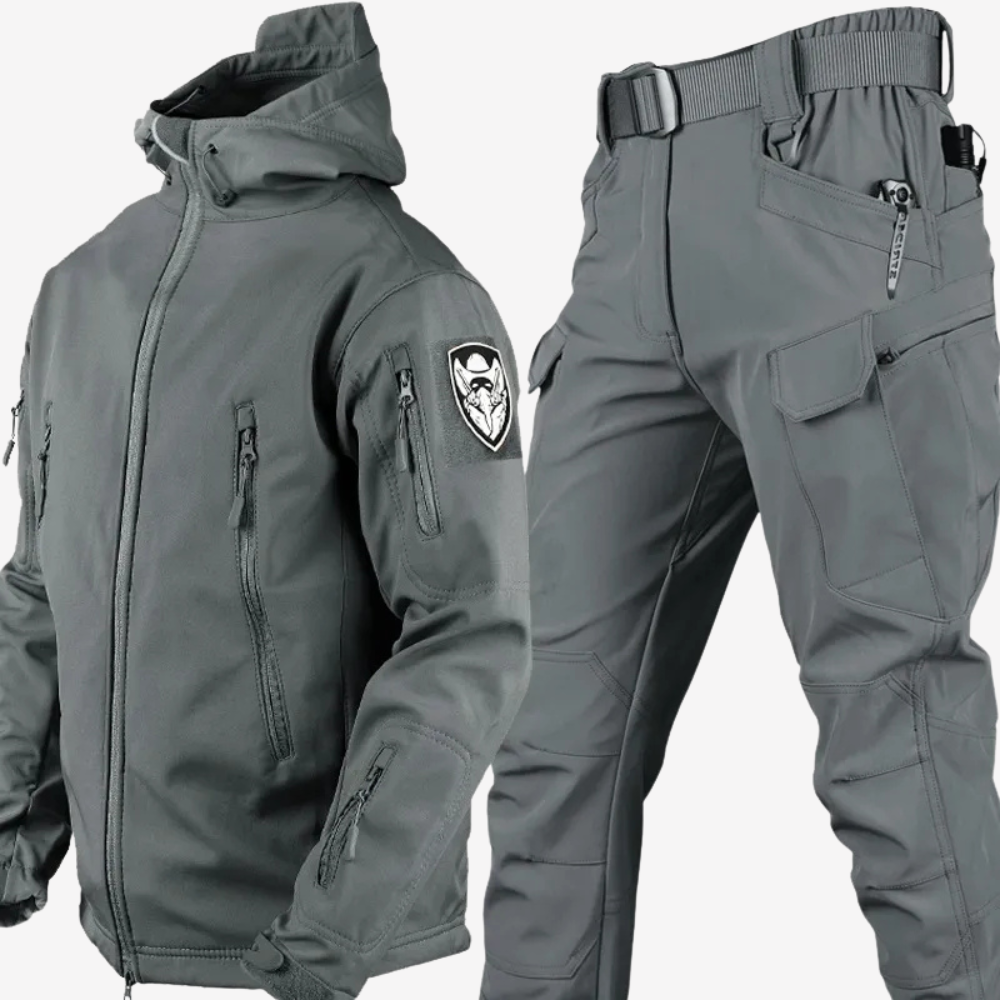 Waterproof Tactical Jacket and Cargo Pants Set for Men