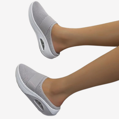 Breathable Mesh Slip-On Sneakers for Women