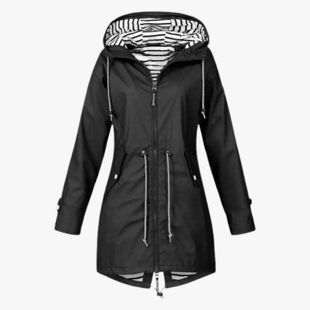 Waterproof Hooded Raincoat for Women