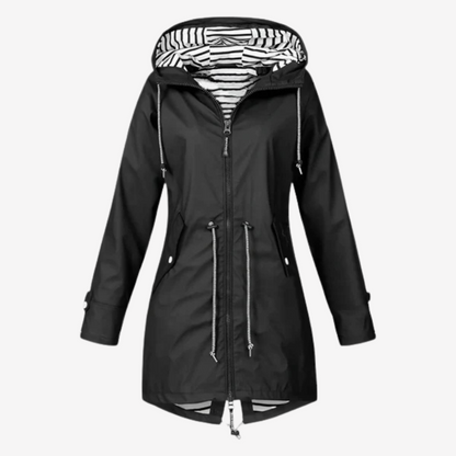 Waterproof Hooded Raincoat for Women