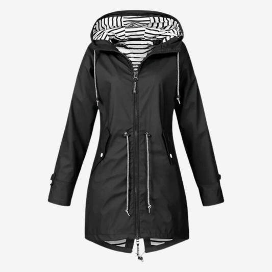 Waterproof Hooded Raincoat for Women