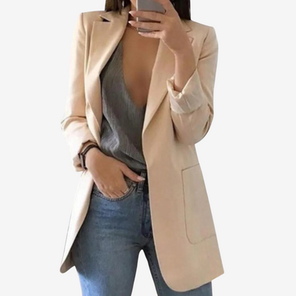 Chic Longline Blazer Jacket for Women