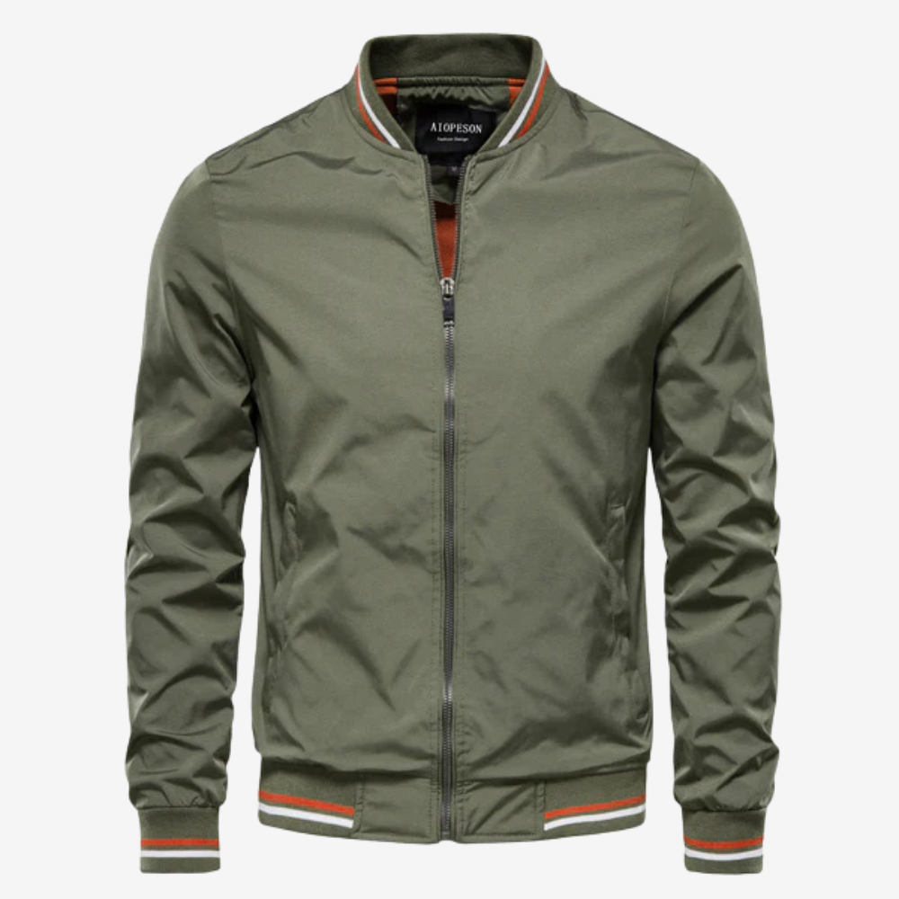 Casual Zip-up Bomber Jacket for Men