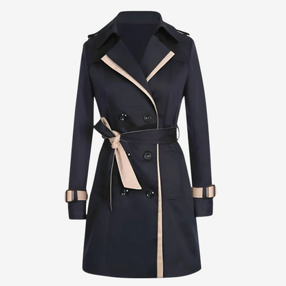 Chic Double-Breasted Trench Coat for Women