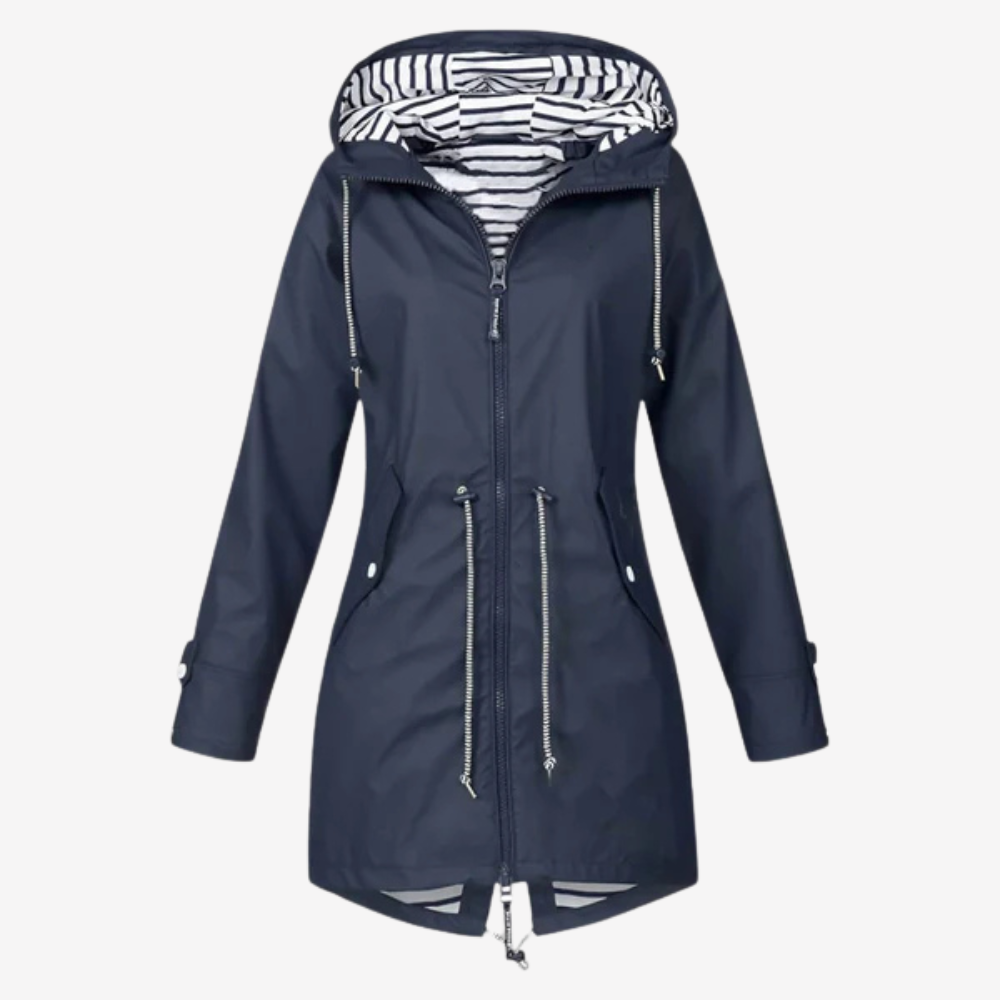 Waterproof Hooded Raincoat for Women